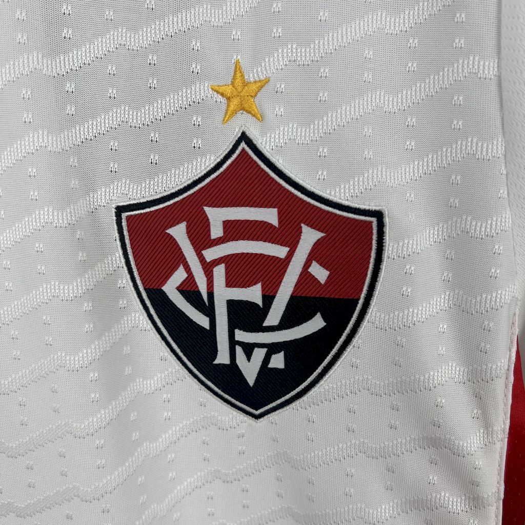 Camisola EC Vitoria 2025-26 Alternativa Branca Lisa Versão Adepto