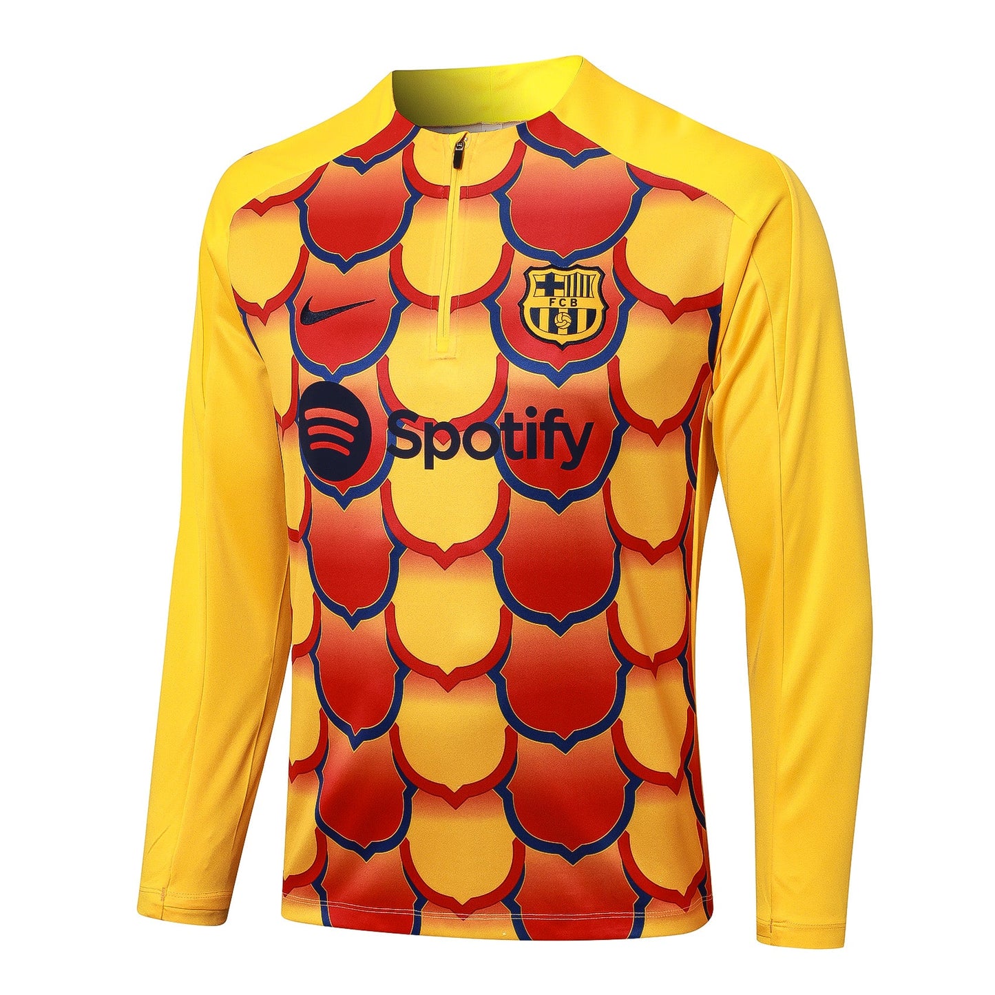Fato de Treino FC Barcelona 2024-25 - Camisola com Fecho