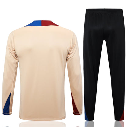 Fato de Treino FC Barcelona 2024-25 - Camisola com Fecho