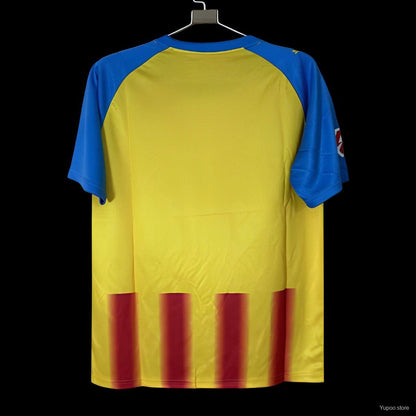 Camisola Valencia FC 2025-26 Alternativa Amarela Versão Adepto