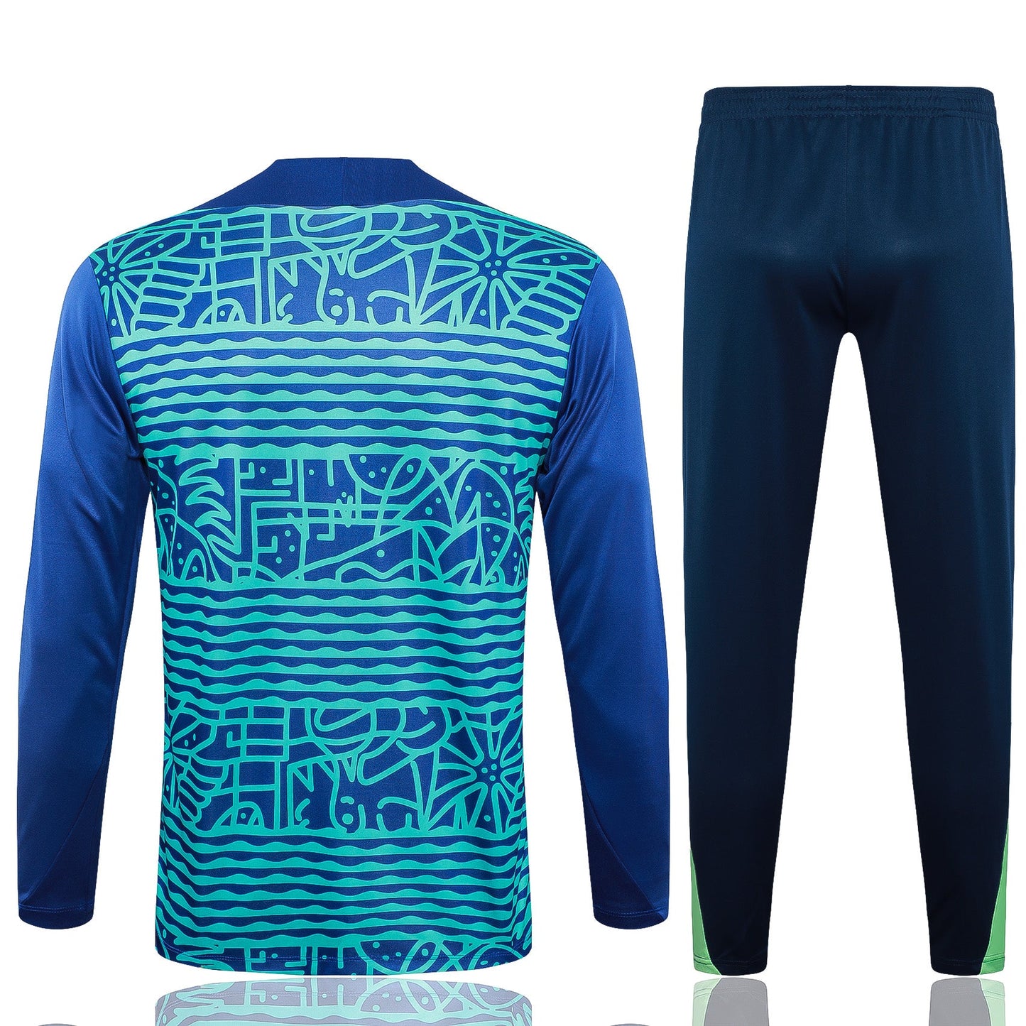 Fato de Treino Brasil 2024 - Camisola com Fecho