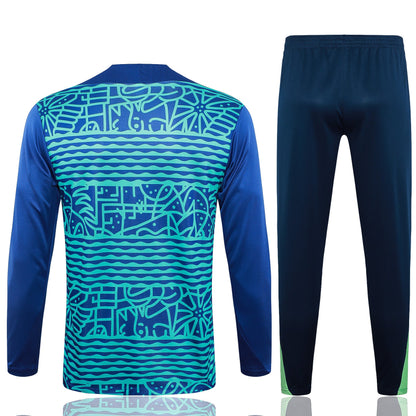 Fato de Treino Brasil 2024 - Camisola com Fecho