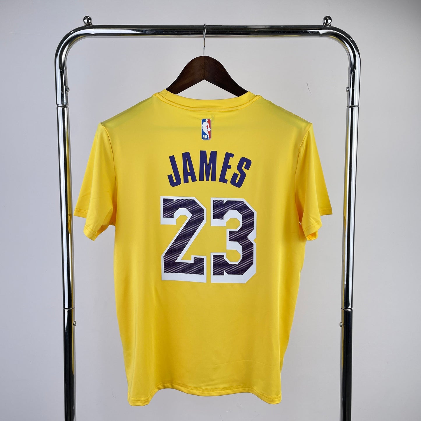 Tshirt NBA Los Angeles Lakers Dri-Fit James #23 Amarela