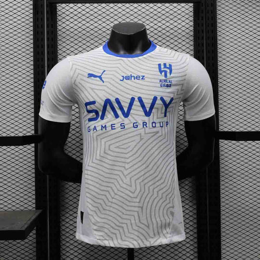 Camisola Al-Hilal SFC 2024-25 Alternativa Branca Versão Jogador