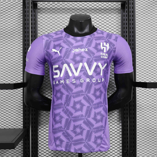 Camisola Al-Hilal SFC 2024-25 Alternativa Azul Versão Jogador