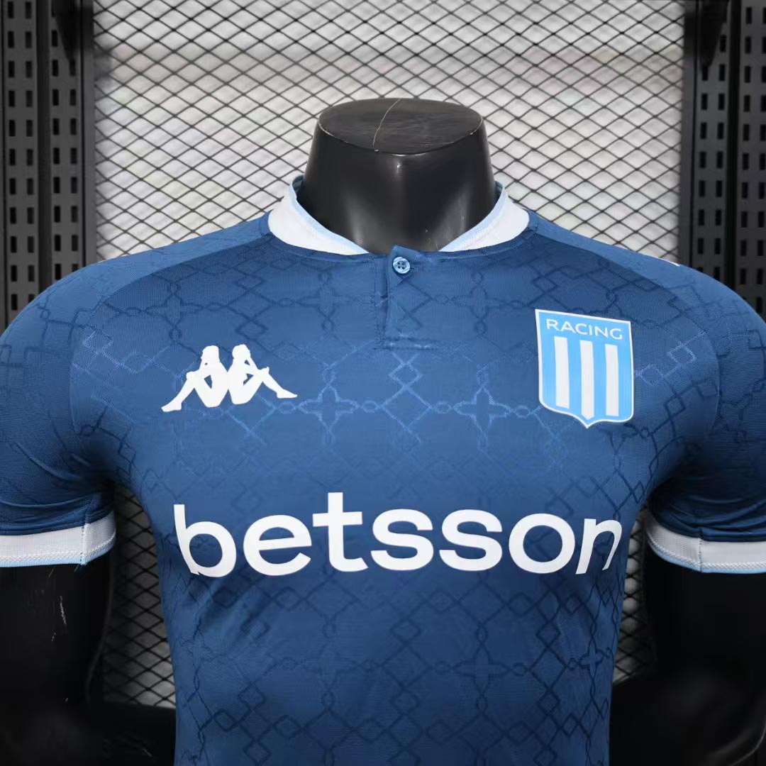 Camisola Racing Club 2025-26 Alternativa Azul Versão Jogador