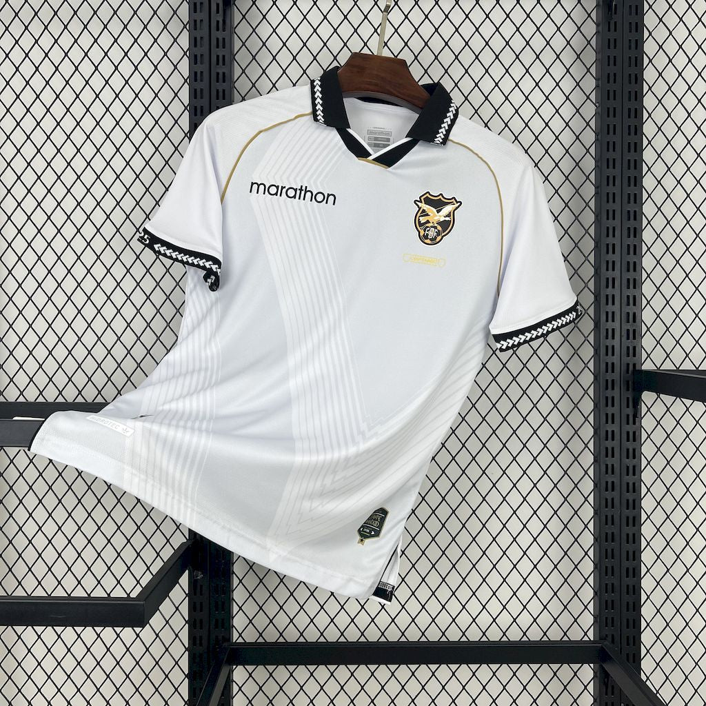 Camisola Bolivia 2025 Alternativa Branca Versão Adepto