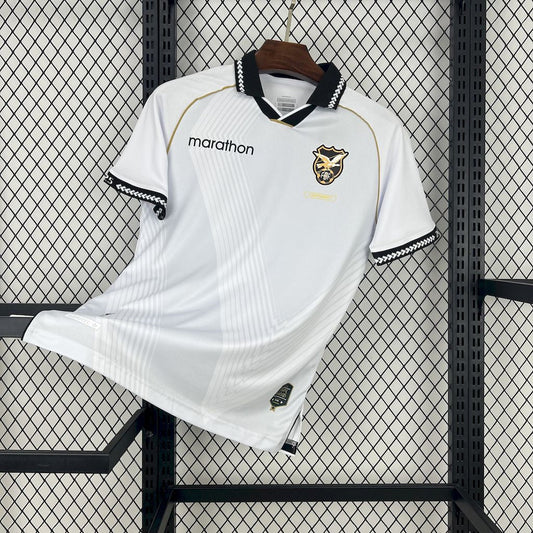 Camisola Bolivia 2025 Alternativa Branca Versão Adepto