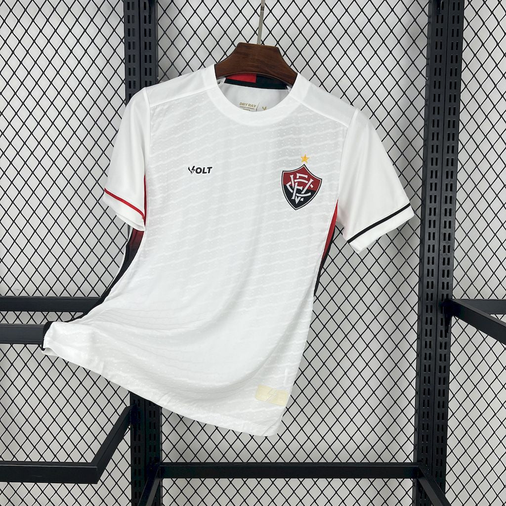 Camisola EC Vitoria 2025-26 Alternativa Branca Lisa Versão Adepto