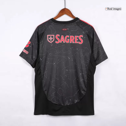 Camisola SLB 2024-25 Alternativa Preta Versão Adepto