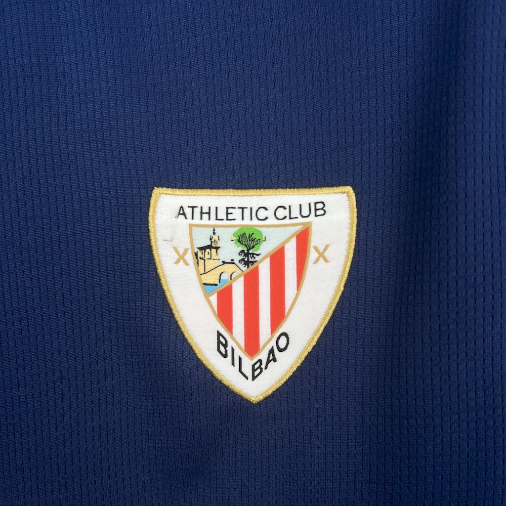 Camisola Athletic Club Bilbao 2025-26 Alternativa Azul Versão Adepto
