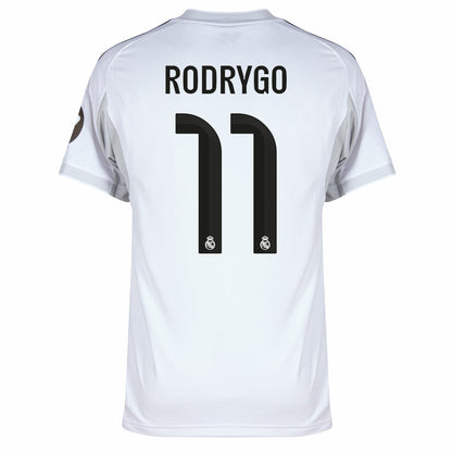 Camisola Real Madrid CF 2025-26 Principal Versão Adepto RODRYGO #11