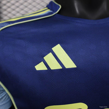 Camisola AFC Ajax 2025-26 Alternativa Azul Versão Jogador