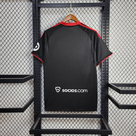 Camisola Sevilha FC 2025-26 Alternativa Preta Versão Adepto