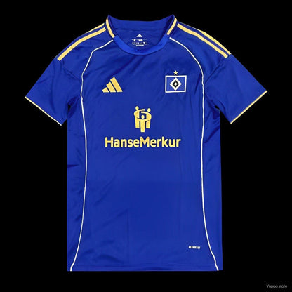Camisola Hamburger SV 2025-26 Alternativa Azul Versão Adepto
