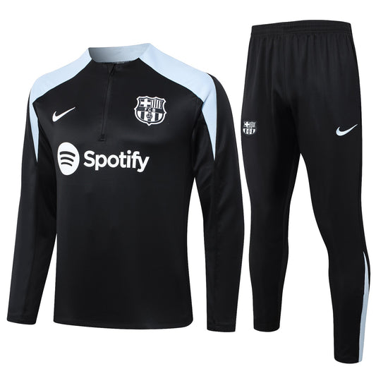 Fato de Treino FC Barcelona 2024-25 - Camisola com Fecho