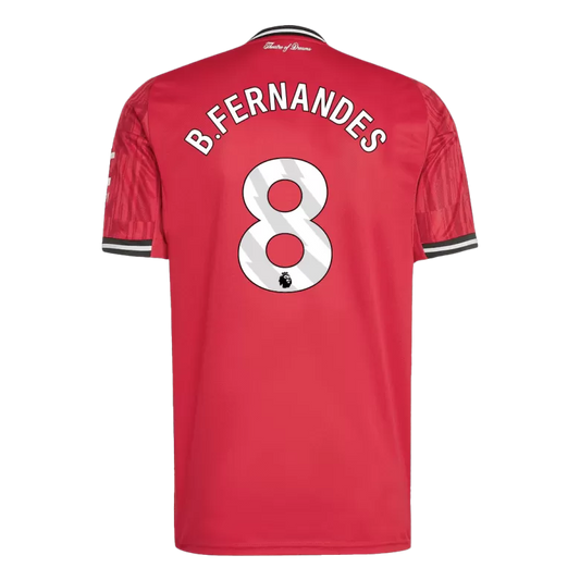 Camisola M-United 2025-26 Principal Versão Adepto B.FERNANDES #8