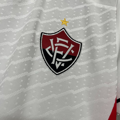 Camisola EC Vitoria 2025-26 Alternativa Branca Lisa Versão Mulher