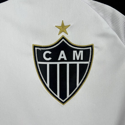 Camisola Atlético-MG 2025-26 Alternativa Branca Lisa Versão Adepto