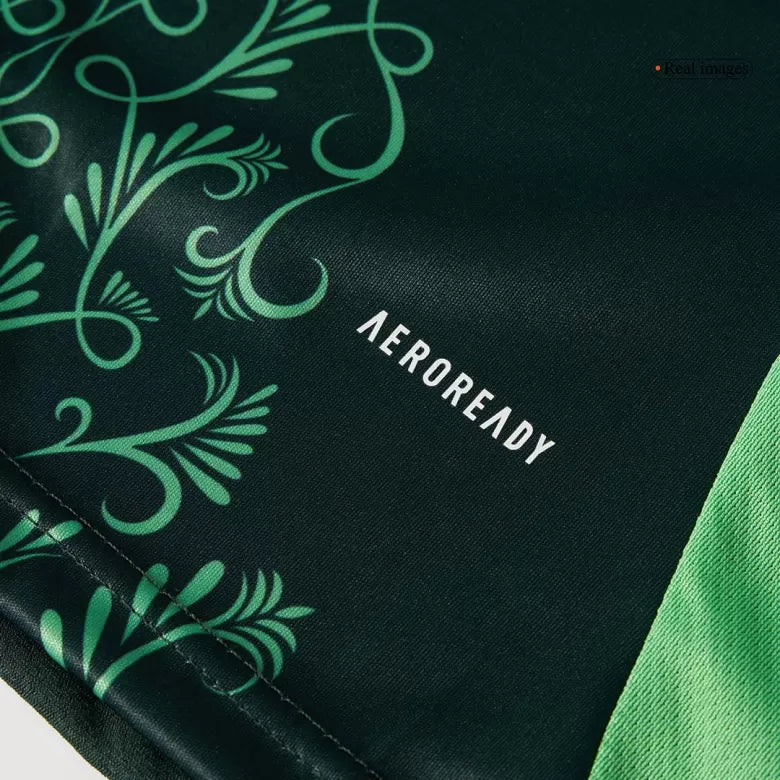 Camisola Argelia 2024 Alternativa Verde Versão Adepto
