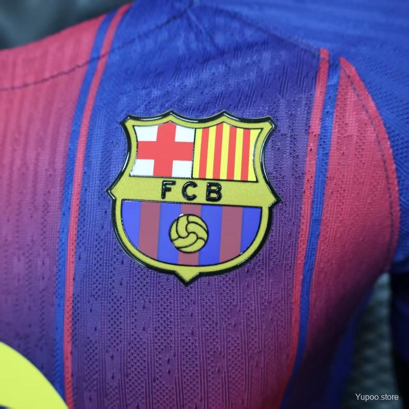 Camisola FC Barcelona 2025-26 Principal Versão Jogador