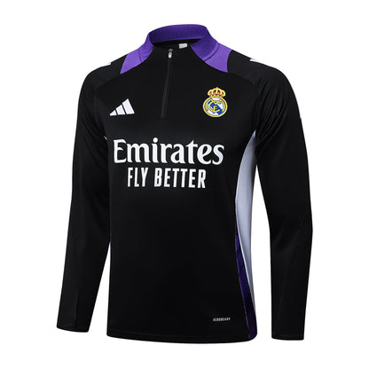 Fato de Treino Real Madrid CF 2024-25 - Camisola com Fecho