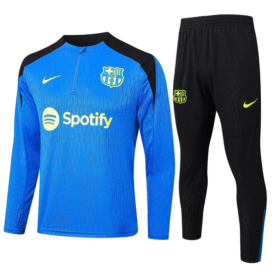 Fato de Treino FC Barcelona 2024-25 - Camisola com Fecho