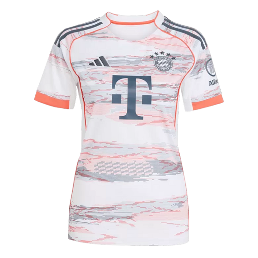 Camisola FC Bayern 2025-26 Alternativa Creme Versão Mulher