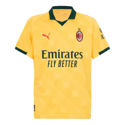 Camisola Ac Milan 2025-26 Alternativa Amarela Versão Adepto