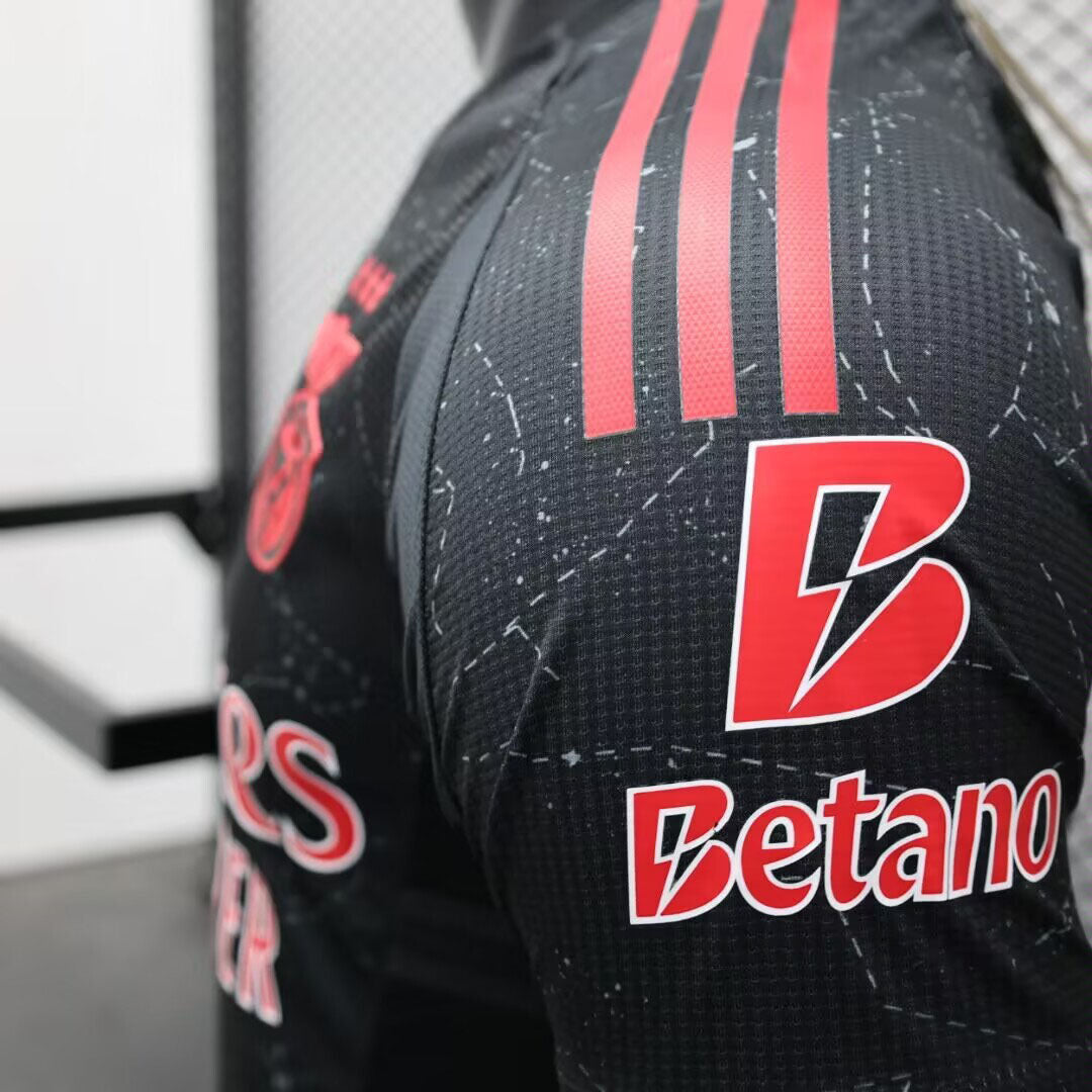 Camisola SLB 2024-25 Alternativa Preta Versão Jogador