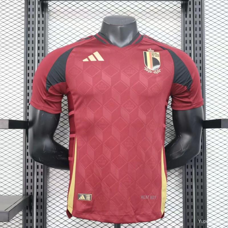 Camisola Belgica 2024 Principal Versão Jogador