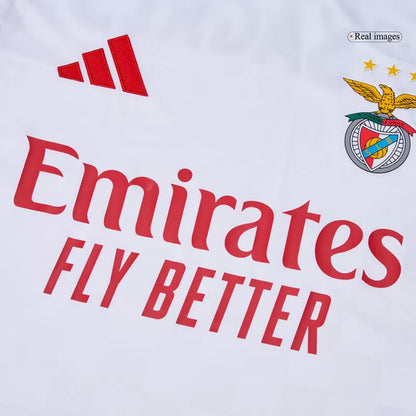 Camisola SLB 2025-26 Alternativa Branca Versão Adepto (Entrega Imediata)
