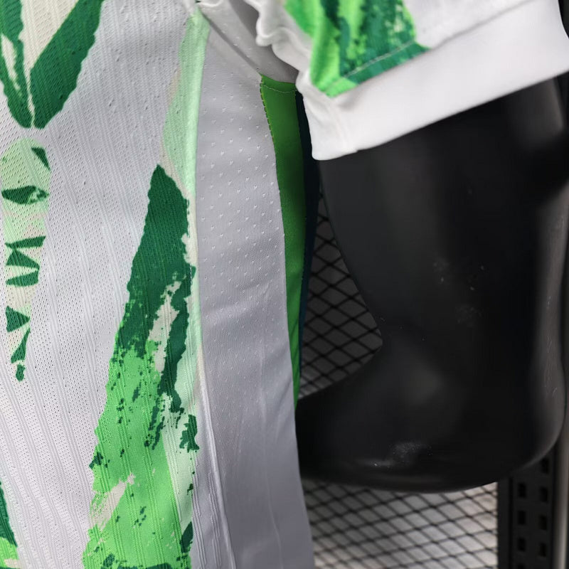 Camisola Nigeria 2025 Alternativa Branca Versão Jogador
