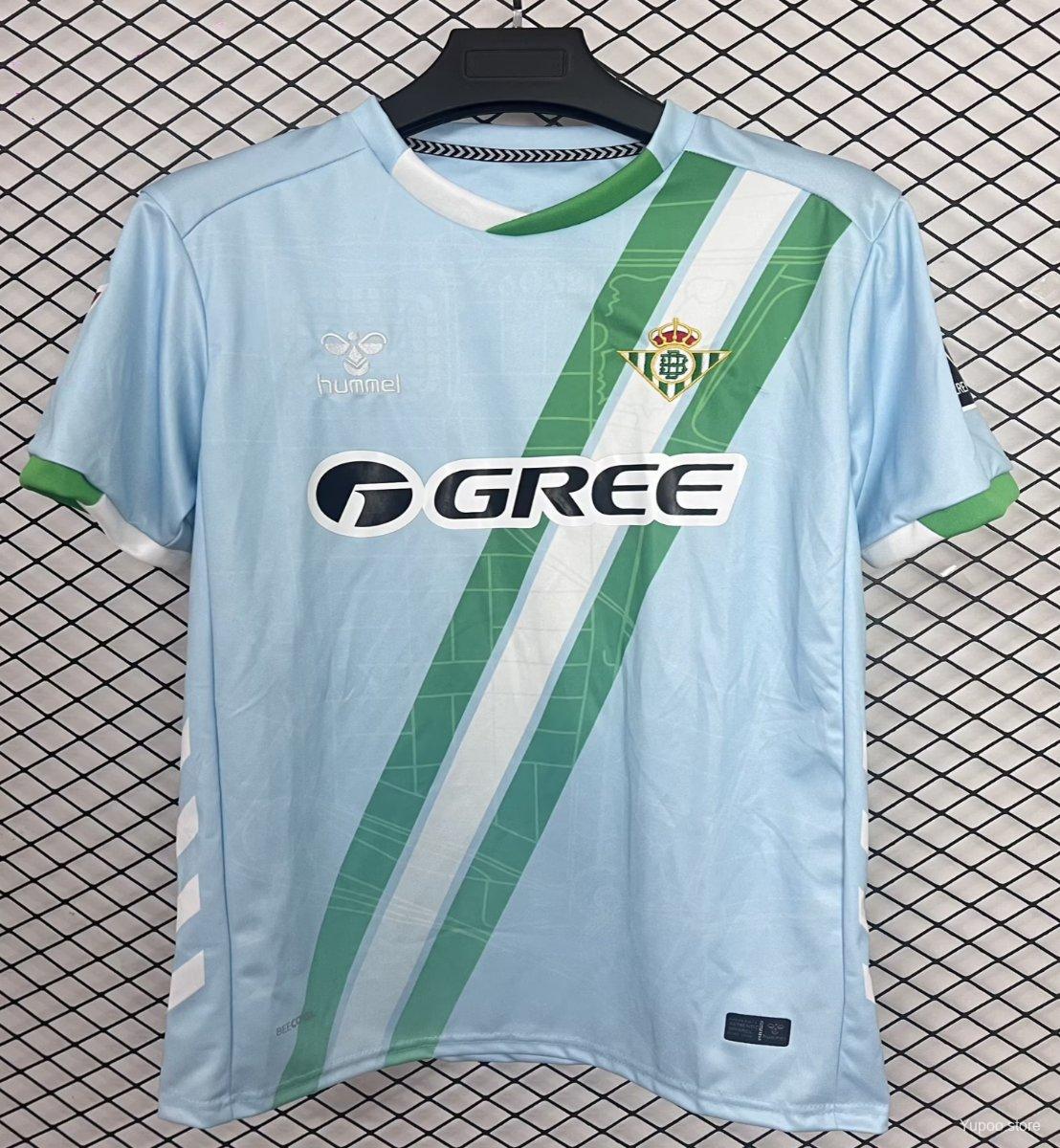 Camisola Real Bétis 2025-26 Alternativa Azul Versão Adepto