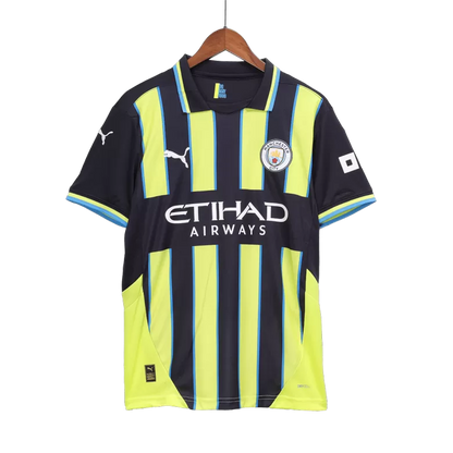 Camisola MCI 2024-25 Alternativa Amarela UCL Versão Adepto HAALAND #9