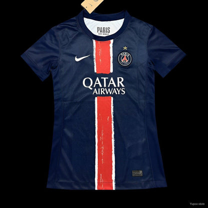 Camisola FC Paris Saint-Germain 2024-25 Principal Final UCL Versão Mulher 1 Estrela