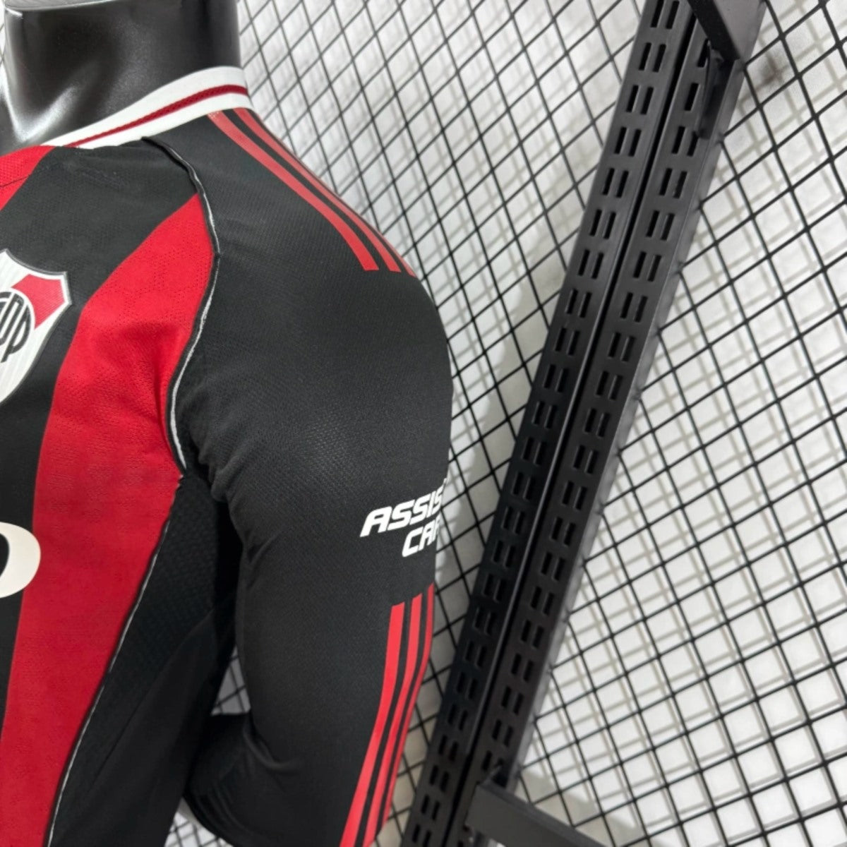 Camisola Manga Comprida CA River Plate 2025-26 Alternativa Riscas CWC Versão Jogador