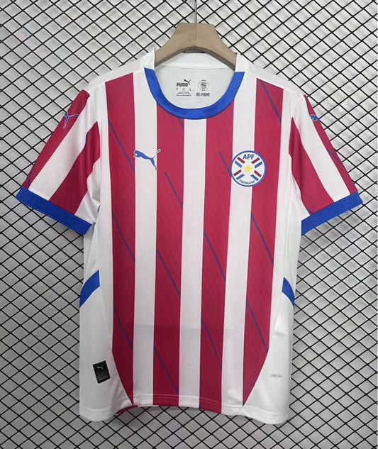 Camisola Paraguai 2025 Principal Versão Adepto