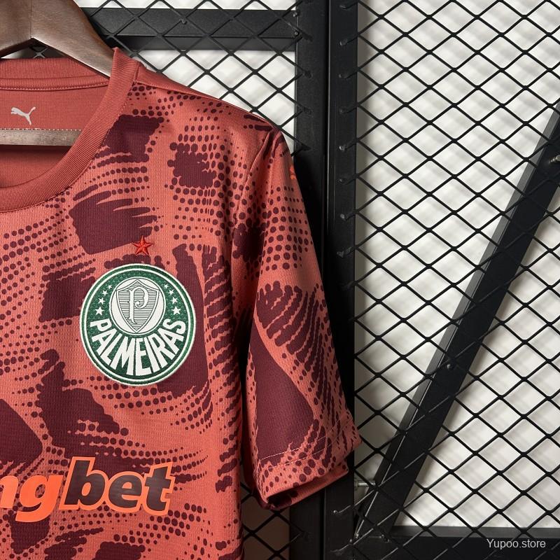 Camisola SE Palmeiras 2025-26 Guarda-Redes Versão Adepto