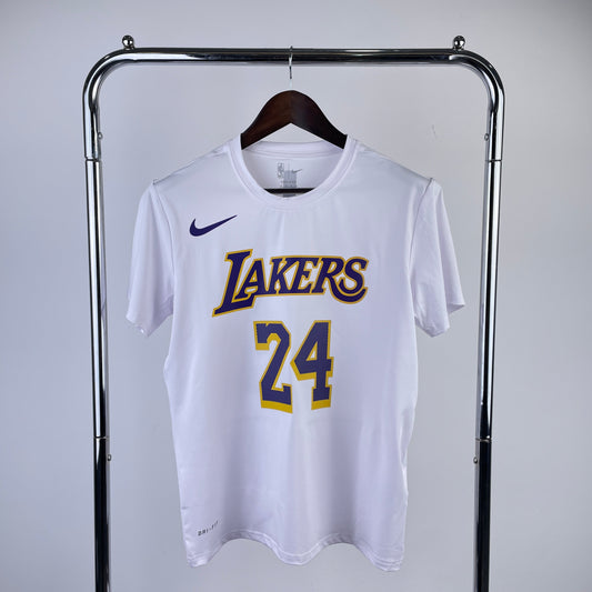 Tshirt NBA Los Angeles Lakers Dri-Fit Bryant #24 Branca