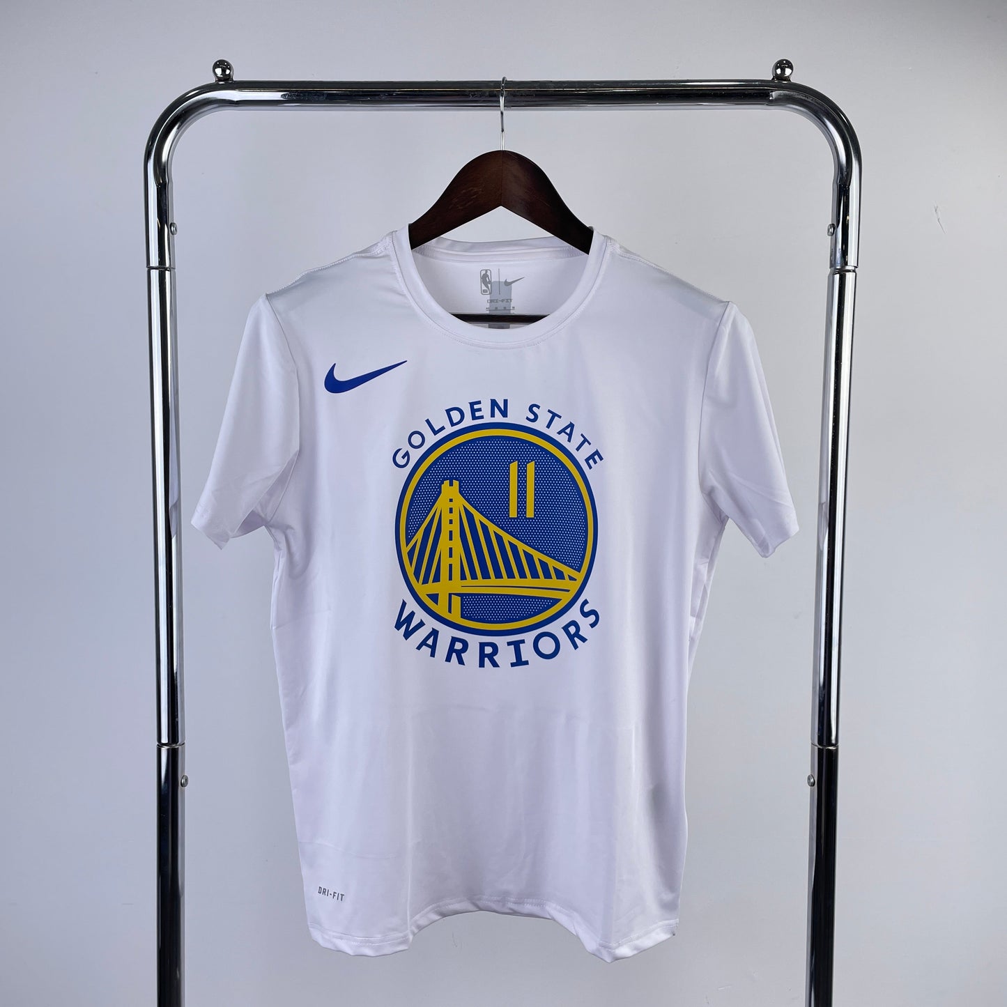 Tshirt NBA Golden State Warriors Dri-Fit Thompson #11 Branca