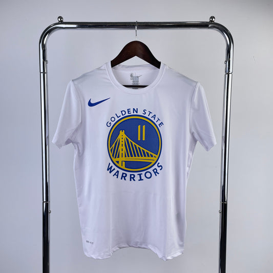 Tshirt NBA Golden State Warriors Dri-Fit Thompson #11 Branca