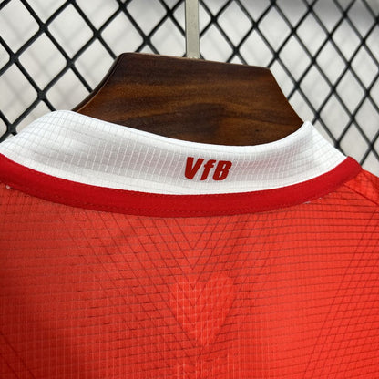 Camisola VfB Estugarda 2024-25 Alternativa Vermelha Versão Adepto