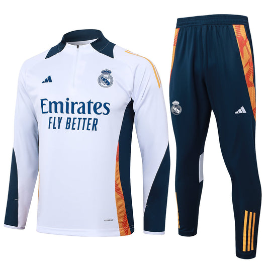 Fato de Treino Real Madrid CF 2024-25 - Camisola com Fecho