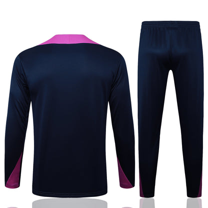 Fato de Treino FC Barcelona 2024-25 - Camisola com Fecho