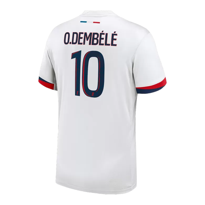 Camisola FC Paris Saint-Germain 2024-25 Alternativa Branca Versão Adepto O.DEMBÉLÉ #1