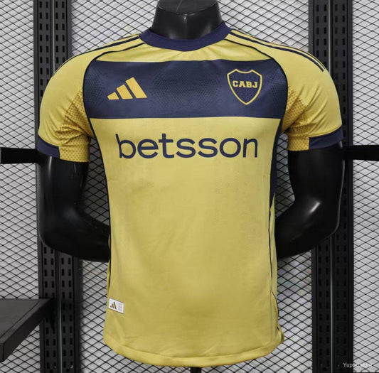 Camisola CA Boca Juniors 2025-26 Alternativa Amarela Versão Jogador