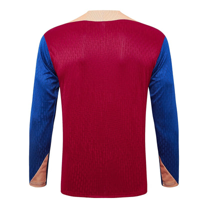 Fato de Treino FC Barcelona 2024-25 - Camisola com Fecho