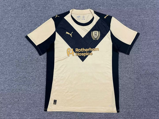 Camisola Rotherham United 2025-26 Alternativa Amarela Versão Adepto