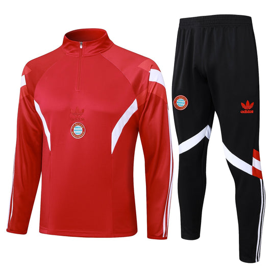 Fato de Treino FC Bayern Munique 2024-25 - Camisola com Fecho